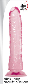 Adam & Eve Pink Jelly Realistic Dildo